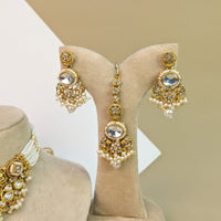 Peacock Kundan Necklace Set