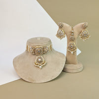Polki Kundan Necklace Set