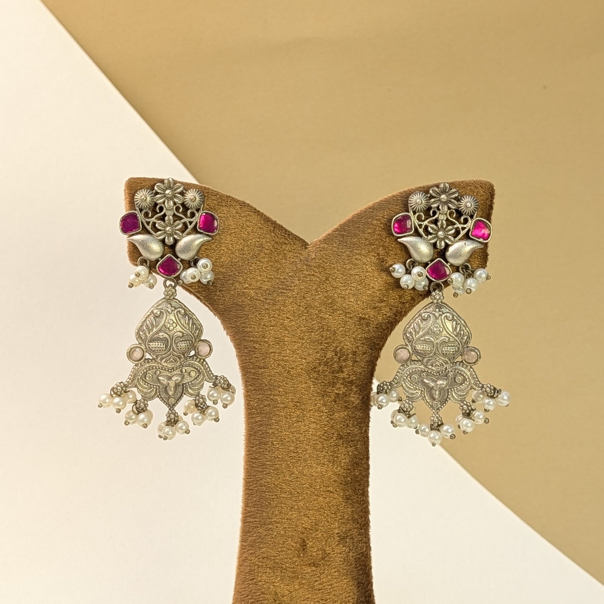 Pearl Bali Antique Earrings
