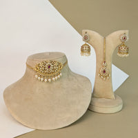 Yali Guardian South Rajwadi Necklace Set