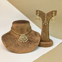 Guttapusalu Drop South Indian Rajwadi Necklace Set