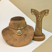 Temple Pendant South Indian Rajwadi Necklace Set