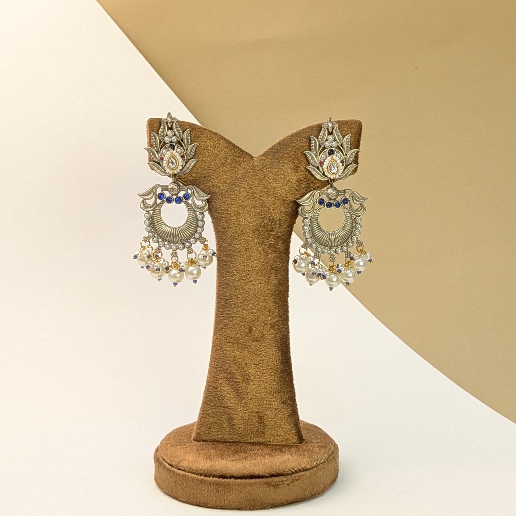 Cascade Drop Antique Earrings