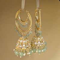 Meena Kundan Jhumkis