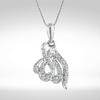 Crescent Pendant ALLAH