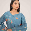 2 Piece - Embroidered Twill Suit