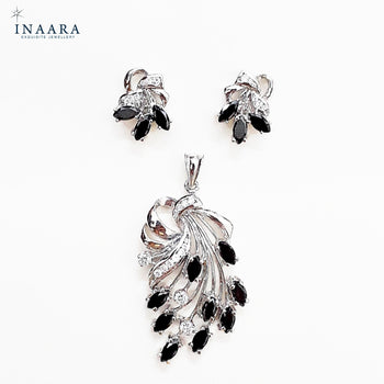 Onyx Pendant Set - Black