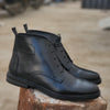 Black Cow Leather Chukka Boots