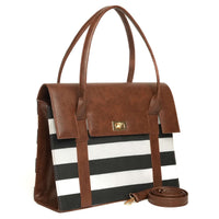 Darwin Brown women's shoulder bag in brown by Bag X