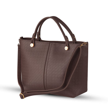Diana Choco women's shoulder bag in choco by Bag X