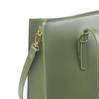 Blossom 3 Pcs Green women's tote bag in green by Bag X