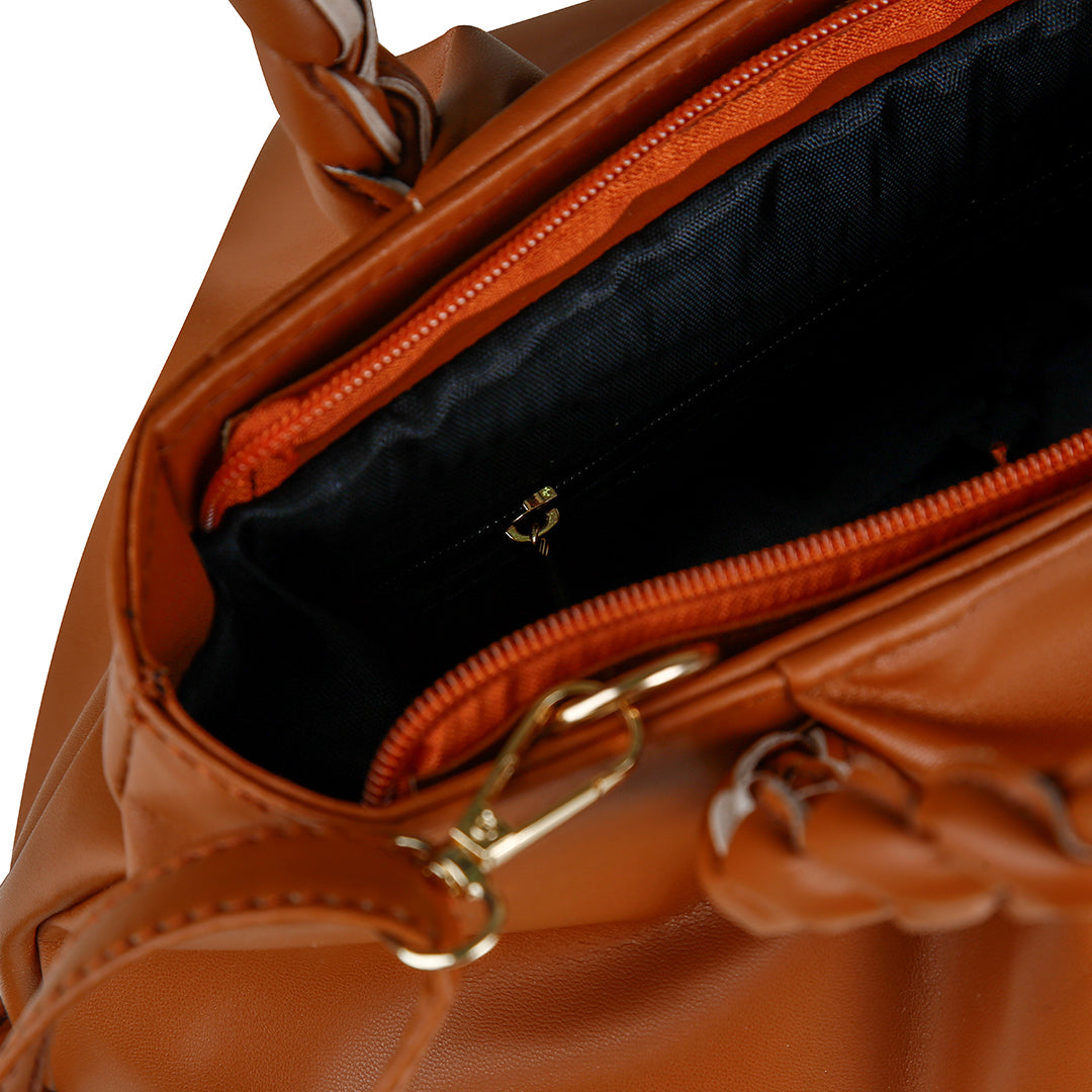 Ash Brown women's crossbody bag in brown by Bag X