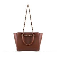 Plush Choco Brown women's handbag in brown by Bag X