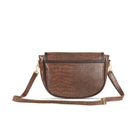 Imperial Crocodile Brown women's crossbody bag in brown by Bag X