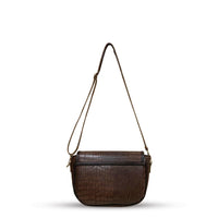 Imperial Crocodile Brown women's crossbody bag in brown by Bag X