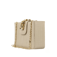 Kim Beige women's shoulder bag in beige by Bag X