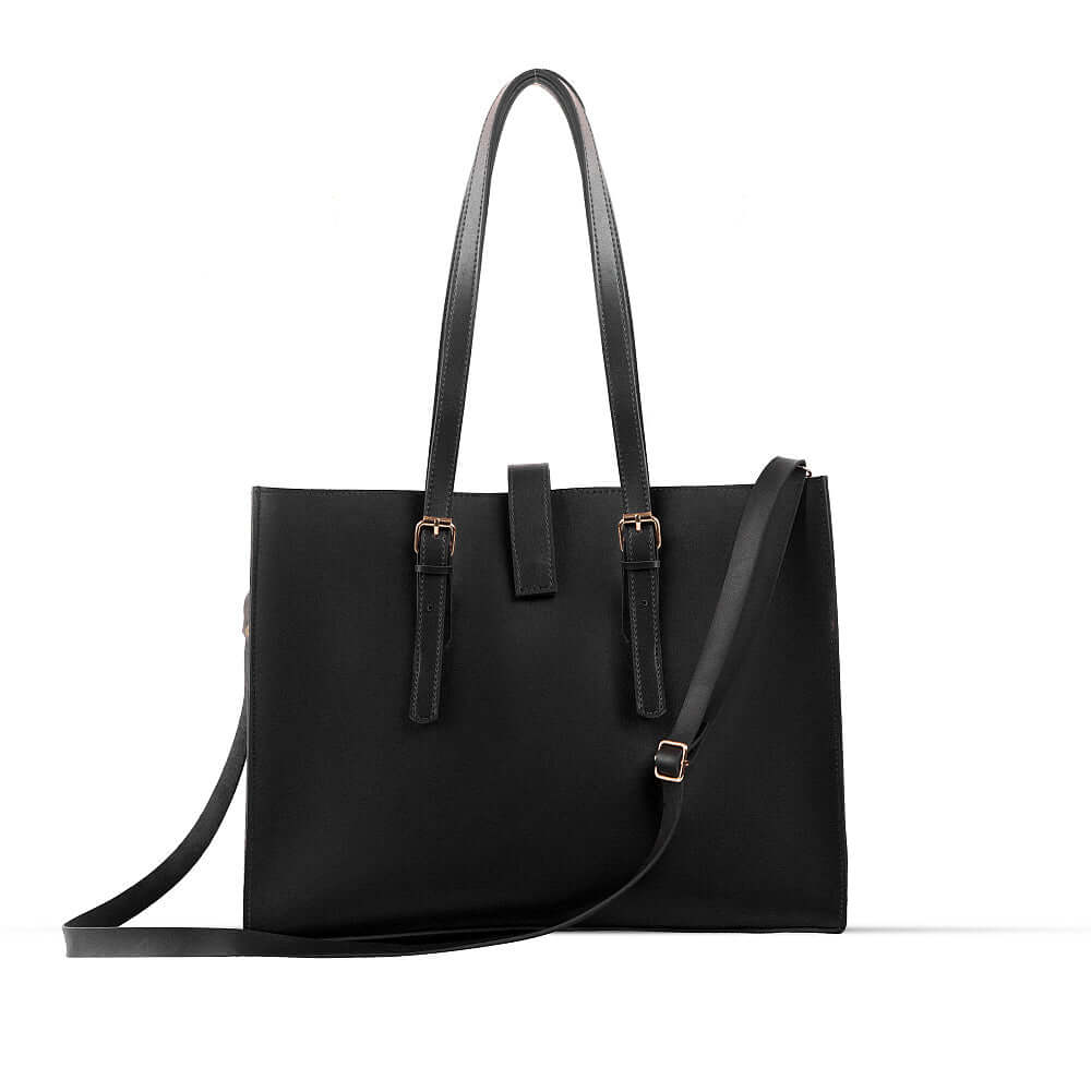 Blossom 3 Pcs Black women's tote bag in black by Bag X