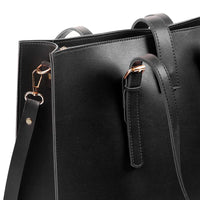 Blossom 3 Pcs Black women's tote bag in black by Bag X