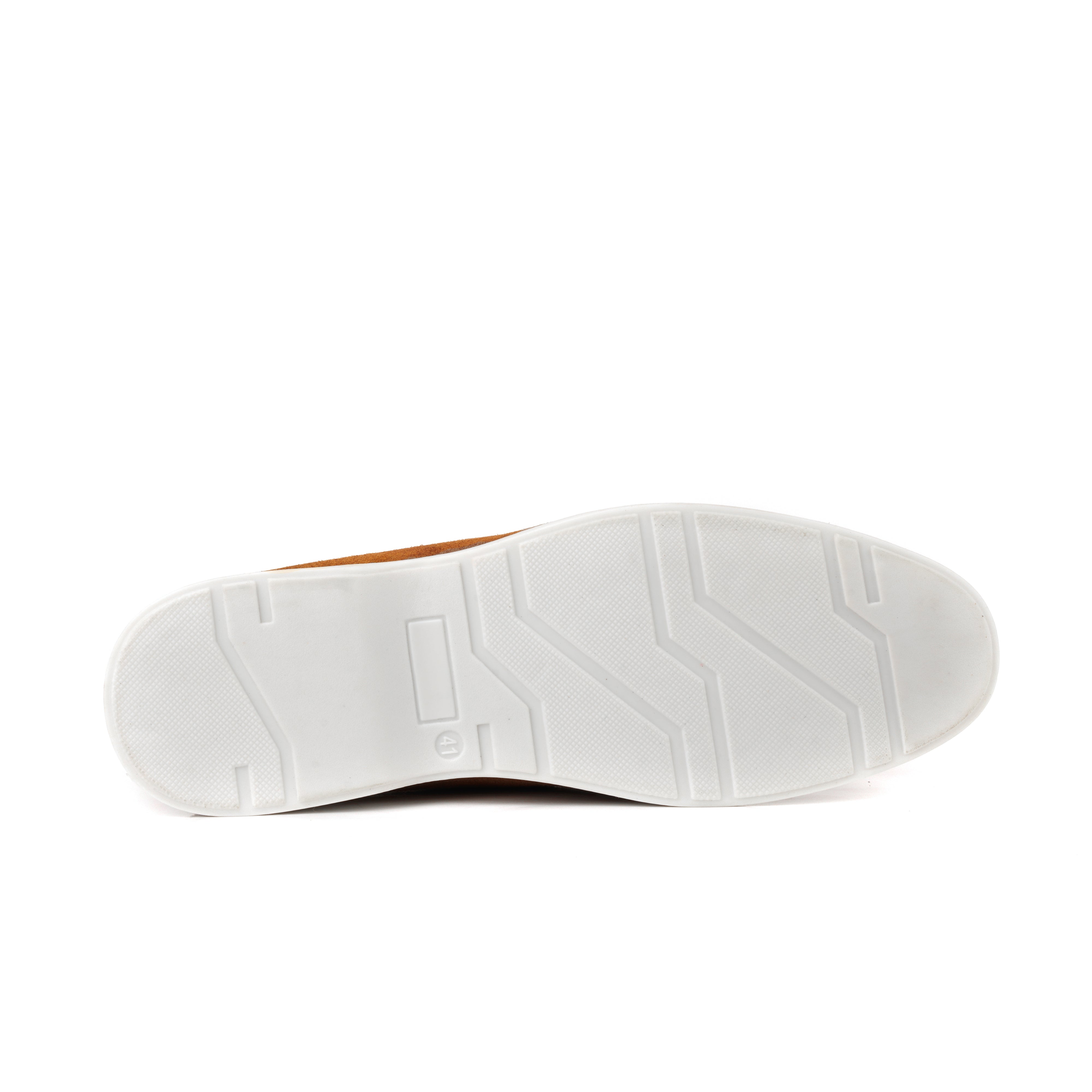 LP-01 Camel loafers with white sole - DeVogue