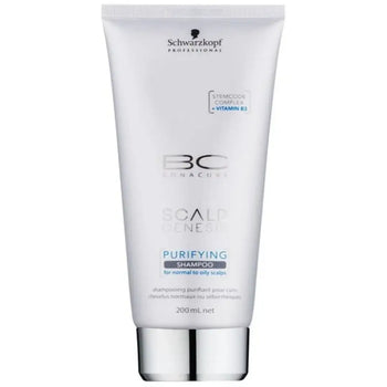 Schwarzkopf Bonacure Scalp Genesis Purifying Shampoo for Normal To Oily Scalps 200Ml - Mmall