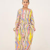 Girls Multi Khaddar Jumpsuit