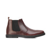 8017-Maroon Hot Pull-Up Chelsea Boots