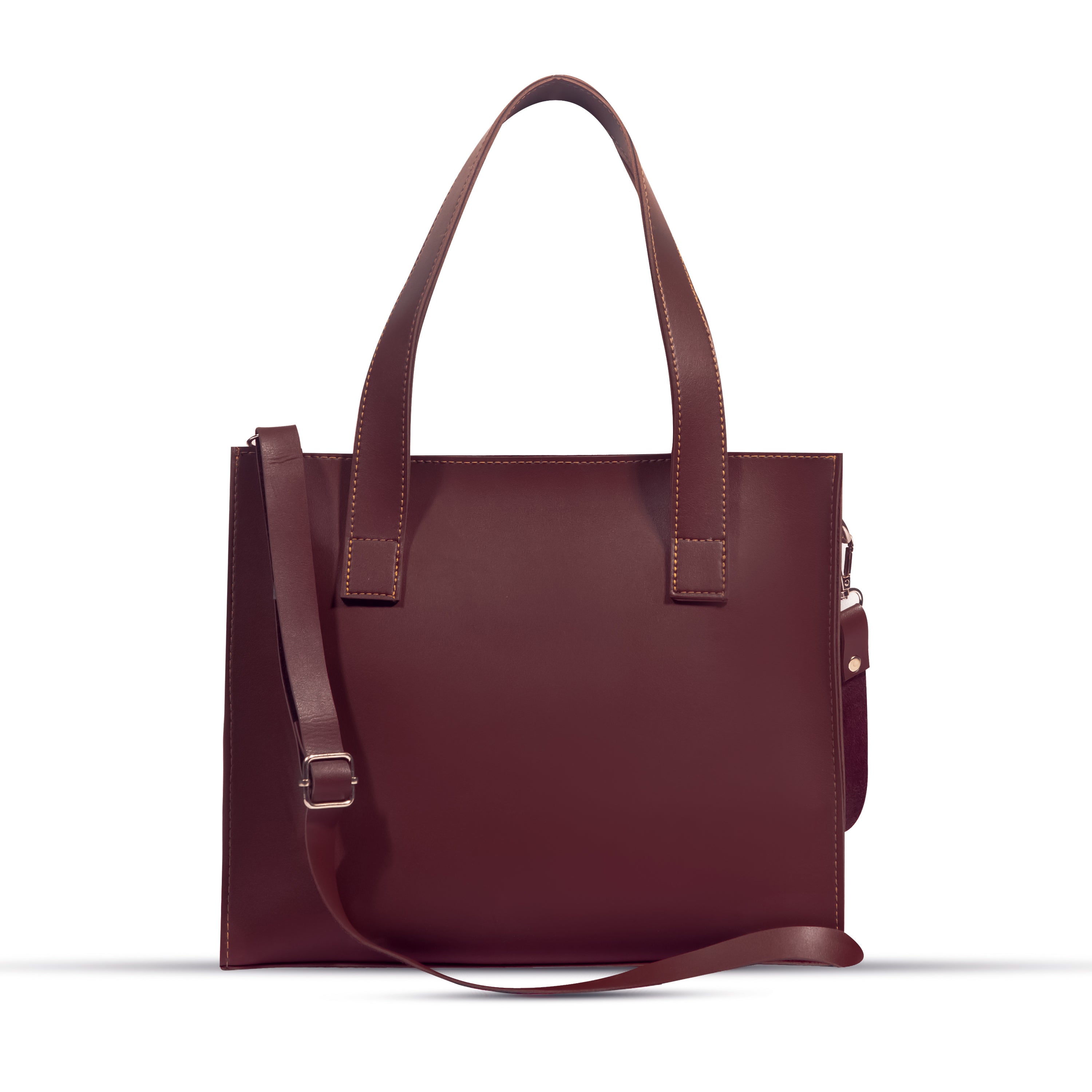 Baku 3 Pcs Maroon women's wallet & clutch in maroon by Bag X