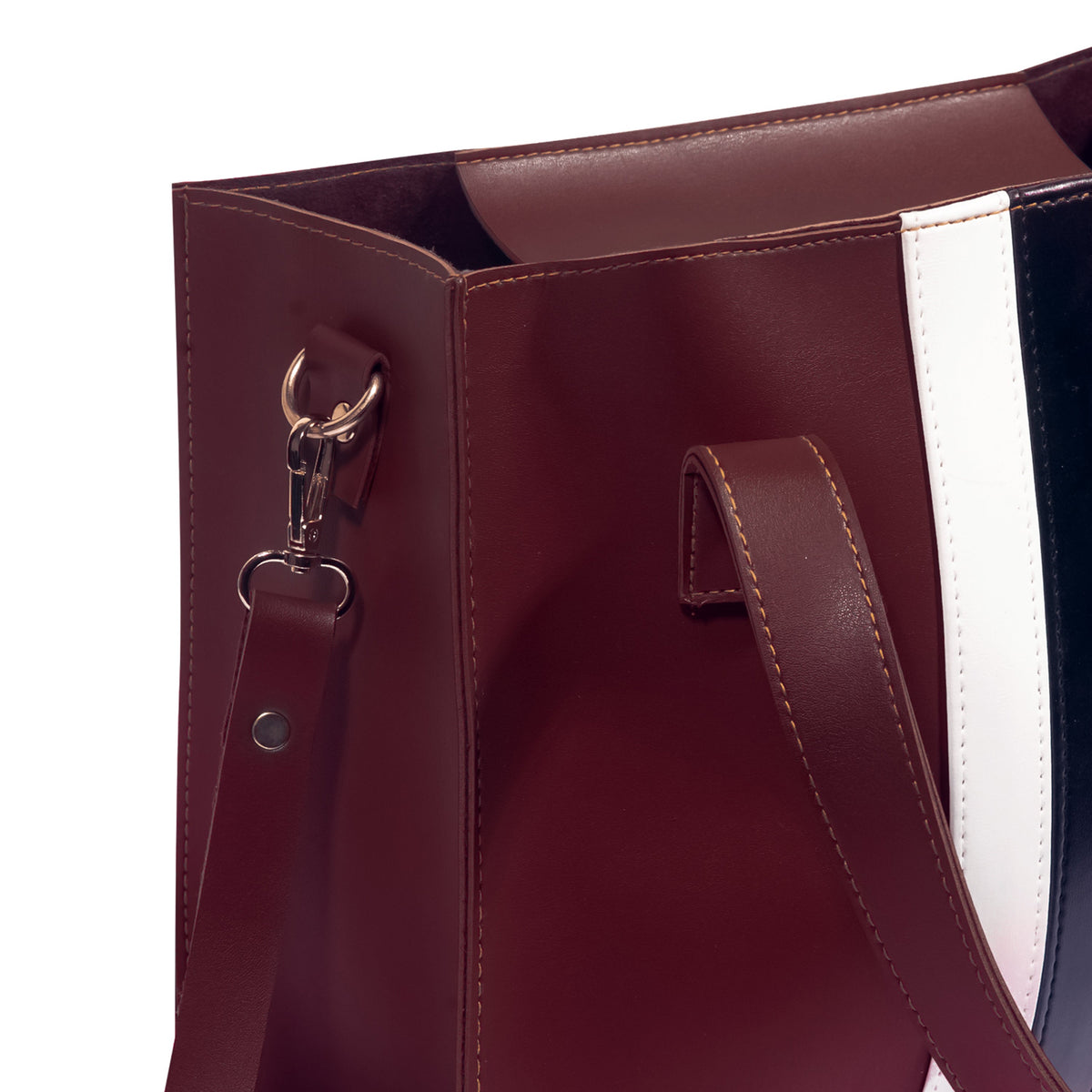 Baku 3 Pcs Maroon women's wallet & clutch in maroon by Bag X