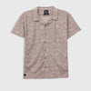 Printed Cuban Collar Shirt