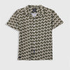 Printed Cuban Collar Shirt