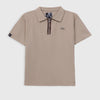 Quarter Zip-Up Polo Shirt