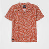 Printed Cuban Collar Shirt