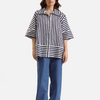 Boxy-Fit Striped Shirt