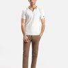 Quarter Zip-Up Polo Shirt