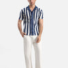Relaxed Fit Button Down Knitted Polo
