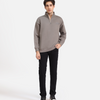 Relaxed Mockneck Pull-Over