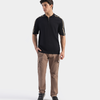 Half Zip Pique Polo