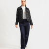Quilted Button-Down Jacket