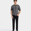 Striped Knit T-Shirt