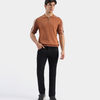 Knitted Half Zip Polo