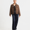 Quilted Button-Down Jacket