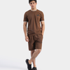 Men Co-Ord Set Ribbed Shirt