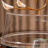 Silver Pedestal Cake Serving Stand with Dome
