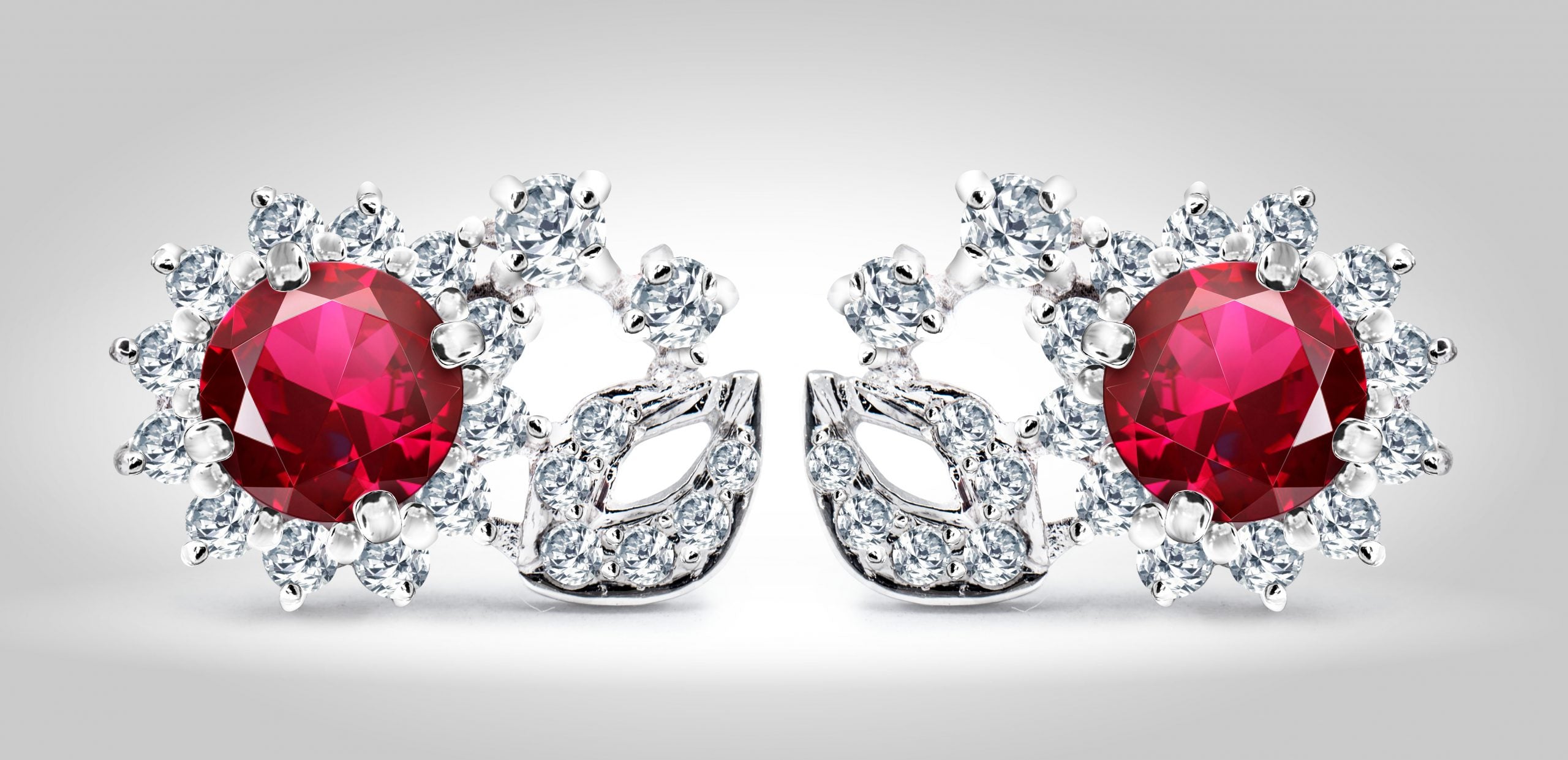 Red earrings
