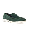 Green Loafers With White Sole