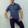 Men Double Shaded Polo