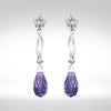 Earring- Syn. Amethyst