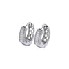 Zircon Baguette Huggies