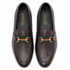 Sku:4030-Brown Grain Premium Formal Leather Loafers