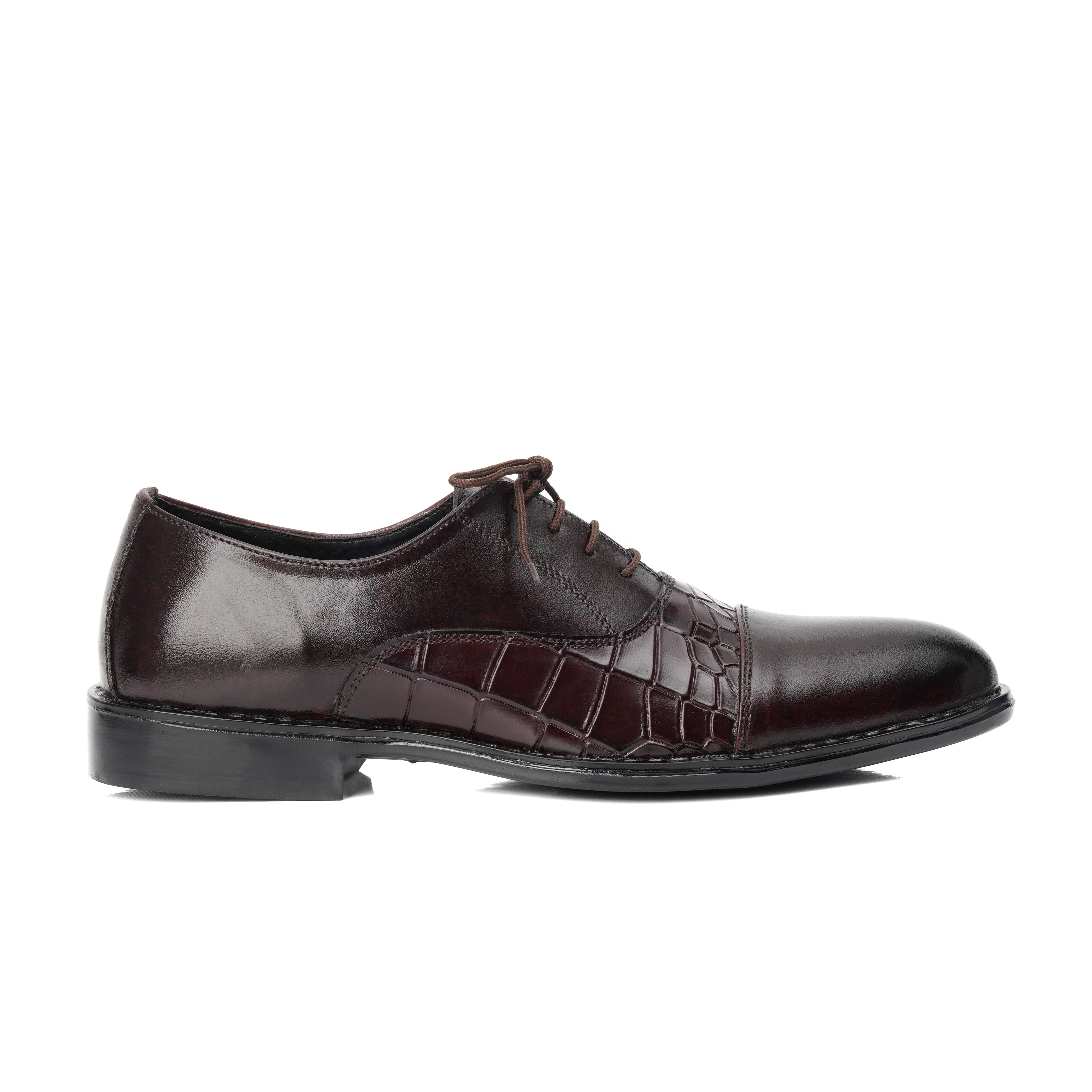 3007-Brown Oxford Soft Leather - DeVogue
